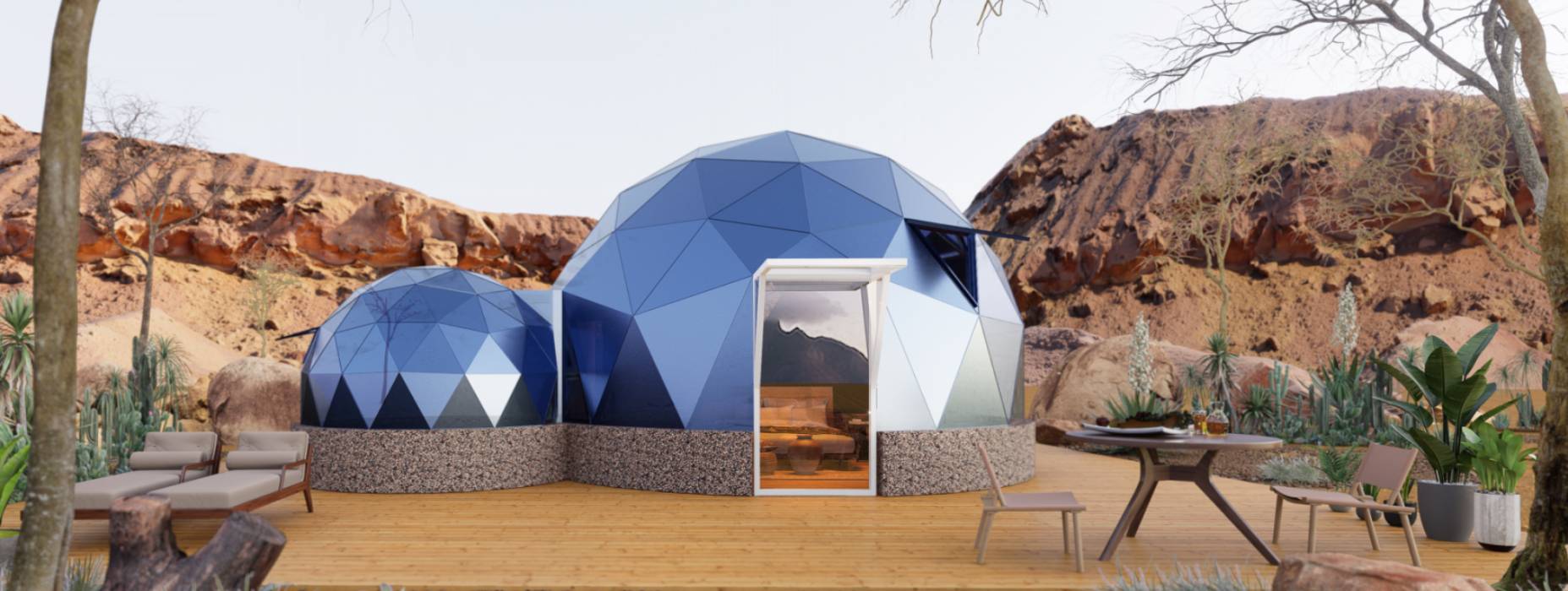 石狮市球形智能光伏玻璃星空房